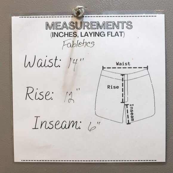 Fabletics blue panty attached stretch running shorts no size tag - Picture 2 of 8